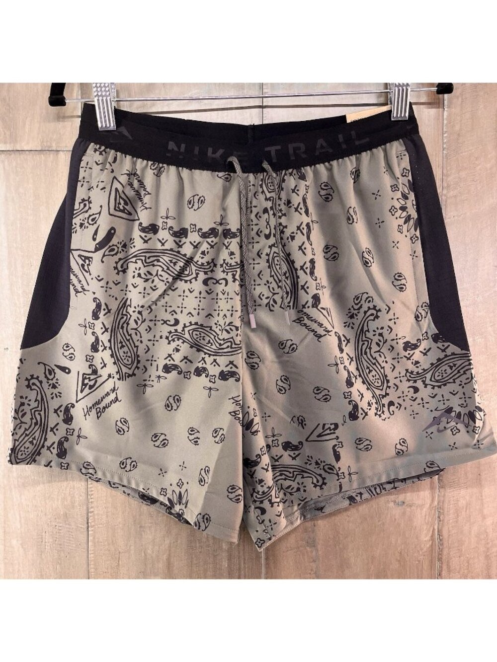 Nike Trail Dri-FIT Brief Lined 6" Running Shorts Paisley Men's Small HJ4174-289